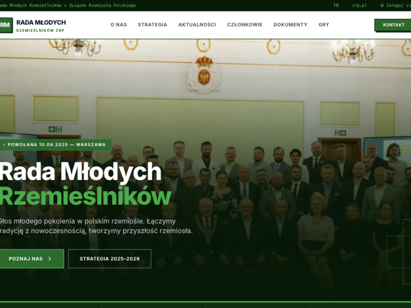 Rada Młodych ZRP — Portal Rzemiosła