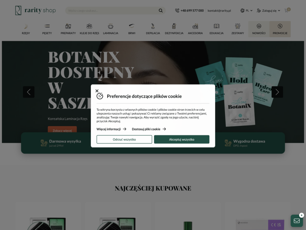 Rarity Shop - Produkty dla Stylistek