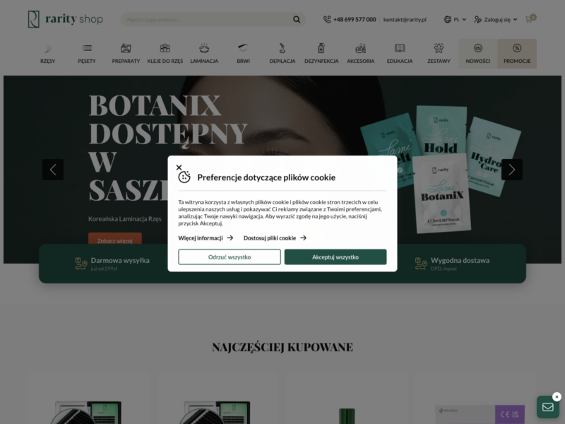 Rarity Shop - Produkty dla Stylistek